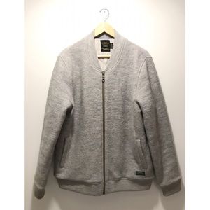 Men’s Grey Bomber Jacket